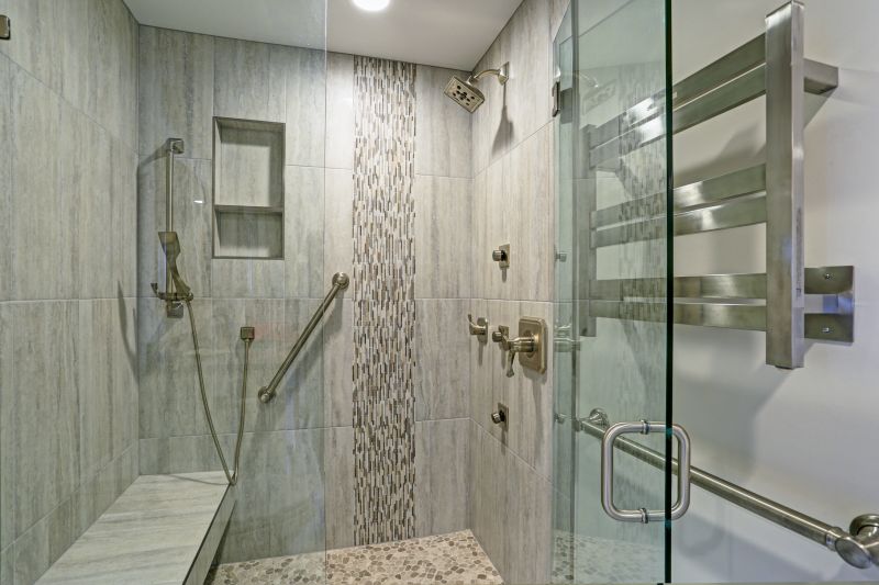 Elegant Shower with Tiling